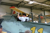 Probesitzen im Cockpit der Fw 190
