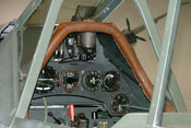 Blick in das Cockpit der Focke-Wulf Fw 190 A-8
