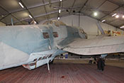 Ansicht der CASA C-2.111 bzw. Heinkel He 111 H-16 des Luft- und Raumfahrtmuseums in Paris/Le-Bourget
