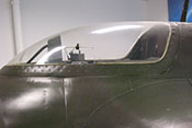 Cockpithaube mit kleinem Klappfenster und Panzerglasscheibe

