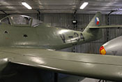Tschechoslowakische Hoheitsabzeichen am Rumpfhinterteil und dem Leitwerk der Avia S-92 (Me 262 A-1a)
