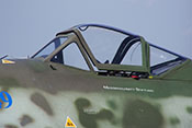 Dreiteiliger Windschutzaufbau der Messerschmitt Me 262
