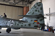 Leitwerksträger, Seiten- und Höhenleitwerk der Messerschmitt Me 262
