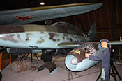 Doppelsitzer Messerschmitt Me 262 B-1a im Luftfahrtmuseum Prag-Kbely
