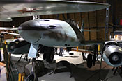Ansicht der Messerschmitt Me 262 B-1a bzw. Avia CS-92 von vorne links
