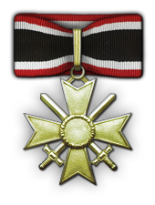 Goldene Ritterkreuz des Kriegsverdienstkreuzes mit Schwertern
