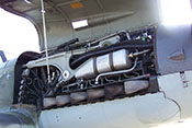 Triebwerkgerüst 'Biegungsträger' und Flugmotor DB 605 
