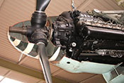 Zahnkranz für die Propellerblattverstellung zwischen der Propellernabe der VDM-Verstellluftschraube und dem Untersetzungsgetriebe
