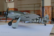Modell einer Fw 190 A des JG 4 - gezeigt auf der Modellbauausstellung  
