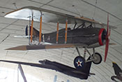 Nachbau des französischen Doppeldecker-Jagdflugzeuges Spad XIII 'S-13' von 1917
