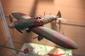 Altes Flugzeugmodell aus Blech
