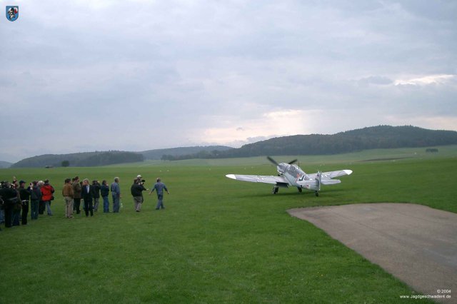 0012_Albstadt-Degerfeld_Messerschmitt_Bf_109_G-4_Start_Flugvorfuehrung