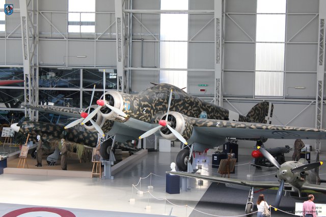 0023_Italienisches_Luftwaffenmuseum_Vigna_di_Valle_Savoia-Marchetti_SM_79_Sparviero_MM24327_Serie_L_III