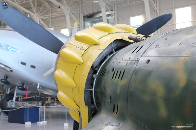 0041_Italienisches_Luftwaffenmuseum_Vigna_di_Valle_Macchi_C200_Serie_IV_Saetta_MM5311_Triebwerk