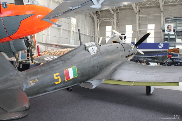0079_Italienisches_Luftwaffenmuseum_Vigna_di_Valle_Fiat_G_55_Centauro_Serie_I_Jagdflugzeug_WK2_1942_Rumpf