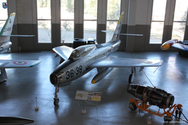 0114_Italienisches_Luftwaffenmuseum_Vigna_di_Valle_Republic_F-84F_Thunderstreak