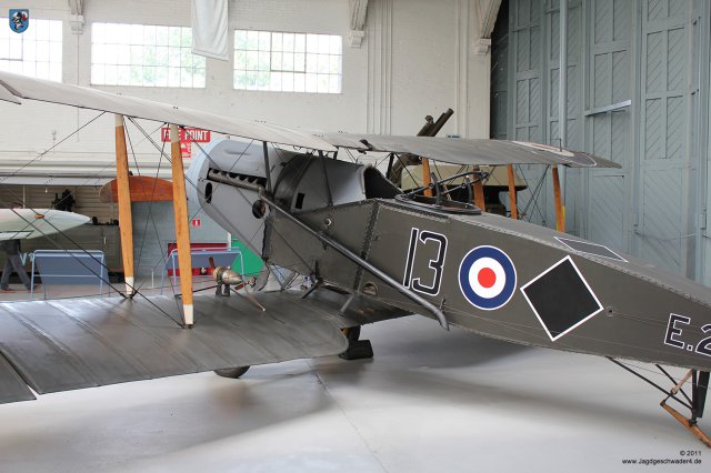 0065_IWM-Museum_Duxford_Bristol_F2B_Fighter_Doppeldecker-Jagdflugzeug_1916_E2581