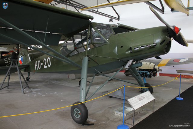 0066_Tschechisches_Luftfahrtmuseum_Prag_Kbely_Mraz_K-65_Cap_SN_135_Fieseler_Fi-156_Storch_STOL_1949